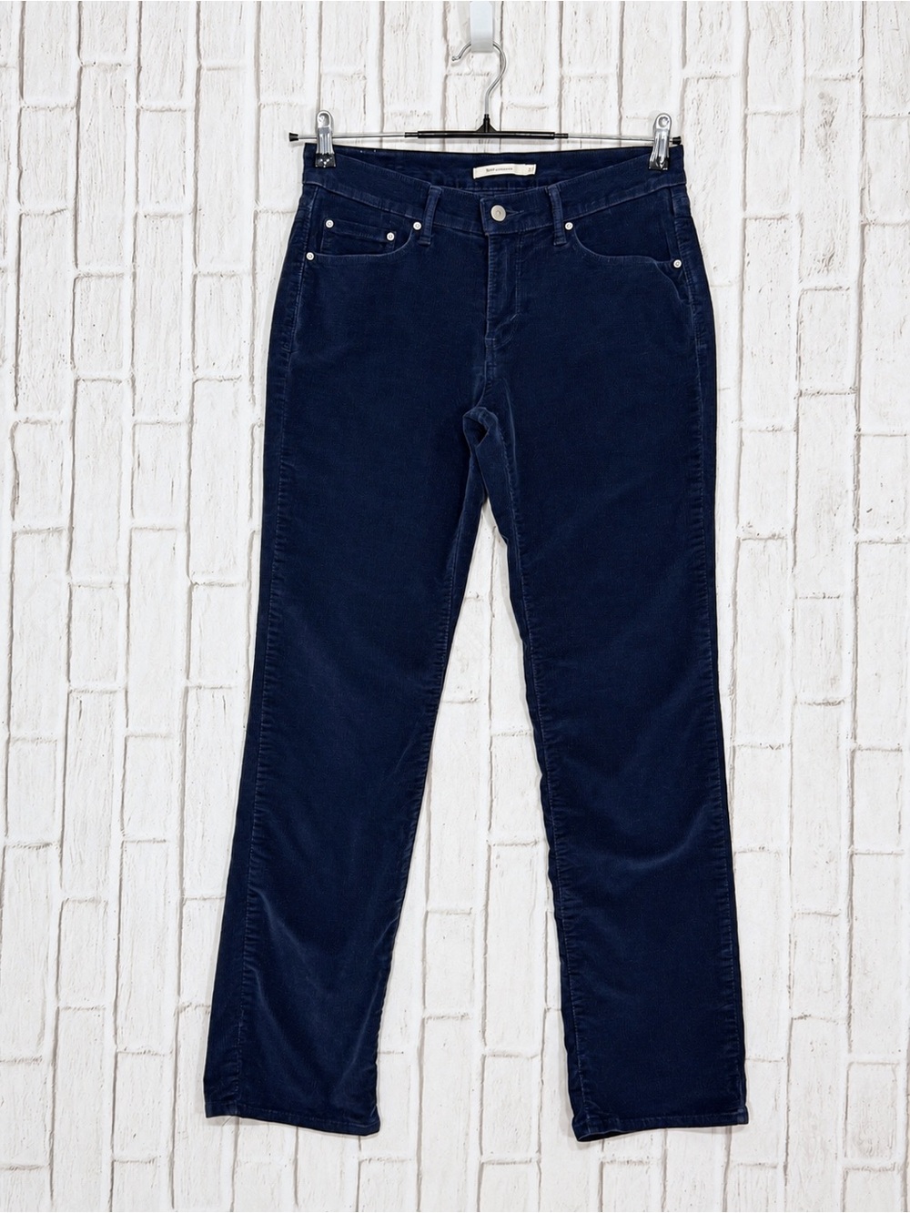 💙 Levi’s 505 Straight Corduroy Pants Navy Blue Size 29